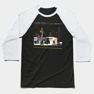 Tatsuro Yamashita's For You City Pop Design Baseball T-Shirt